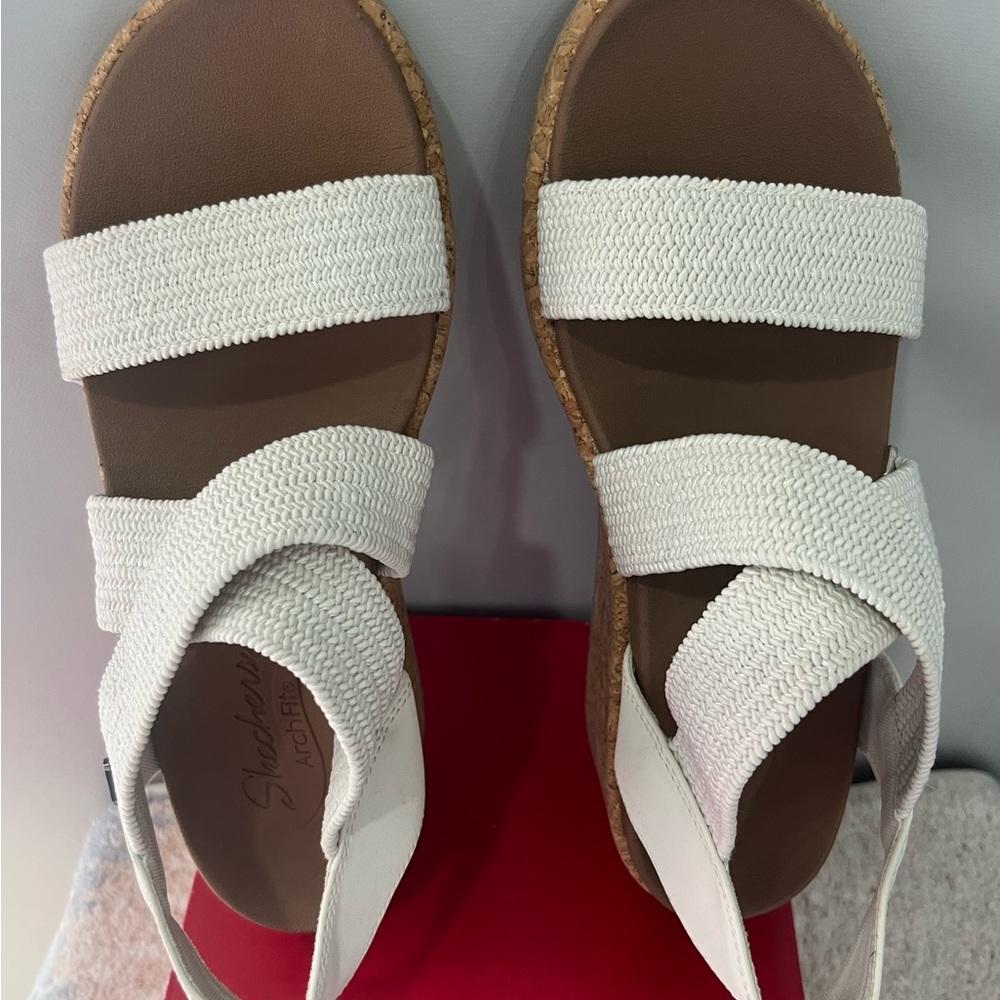 Skechers Cream Sandals